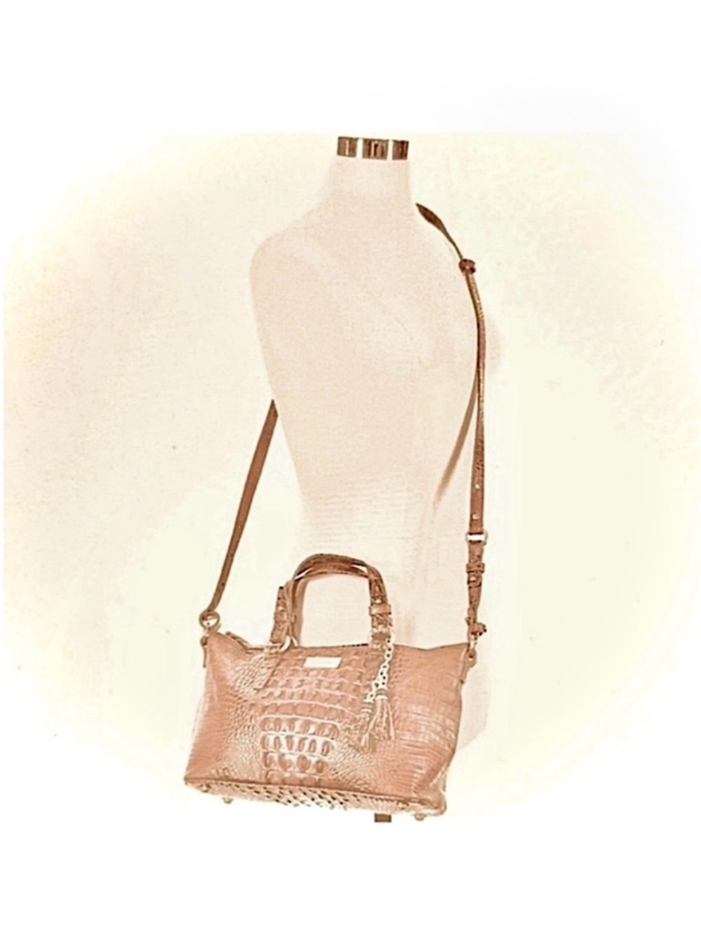 Brahmin Mini Asher Melbourne Tassel Leather